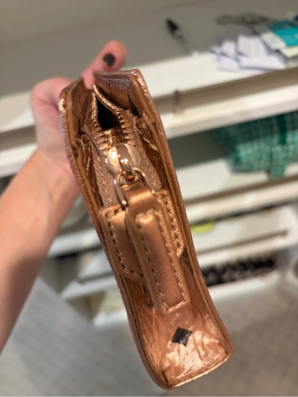 Mcm small toiletry pouch